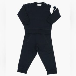BABY MONCLER JOGGERS AND CREW-NECK SWEATSHIRT SET